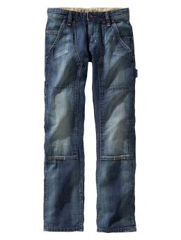 Straight leg carpenter jeans