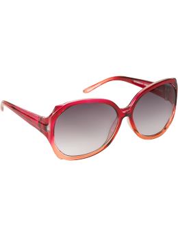 Oversized ombre sunglasses