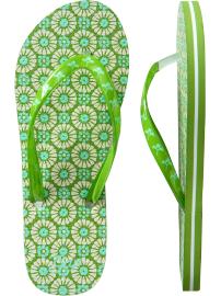 Medallion flip flops