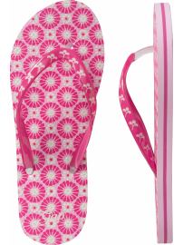 Medallion flip flops