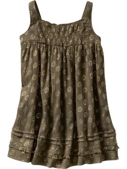 Smocked sparkle dress