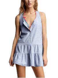 Chambray cover-up