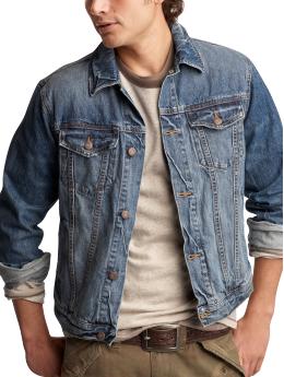 Well-worn denim jacket