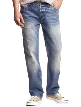 Worker authentic fit jeans (faded wash)