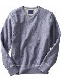 Marled crewneck sweatshirt
