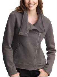 Knit moto jacket