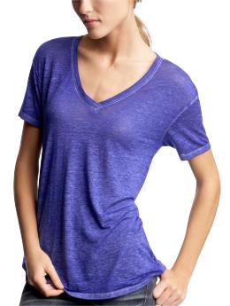Burnout V-neck T
