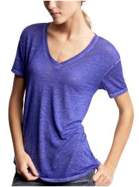 Burnout V-neck T