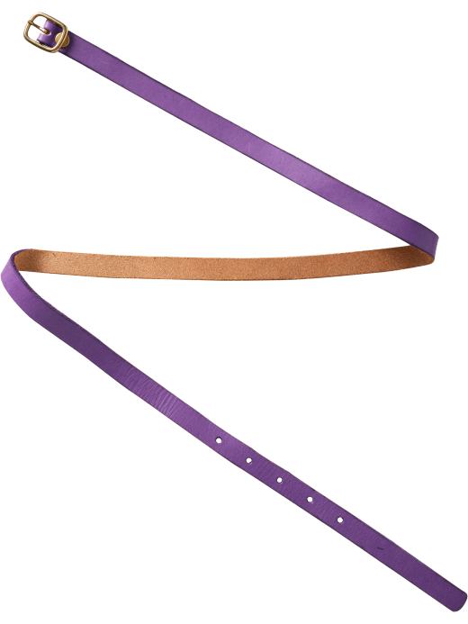 Gap Leather skinny belt