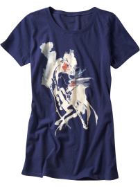 Gap (PRODUCT) RED horses T