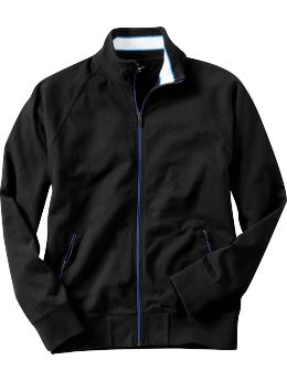 Knit track jacket