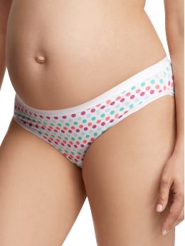 Stretch cotton bikinis (dotted)