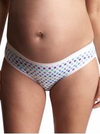 Stretch cotton bikinis (dotted)