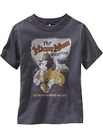 Junk Food® cartoon hero graphic T
