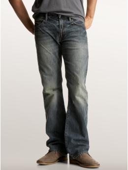 Boot fit jeans (vintage wash)
