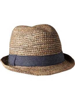 Straw fedora