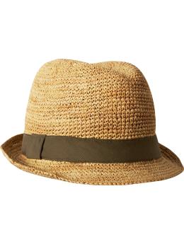 Straw fedora