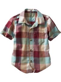 Bold plaid shirt