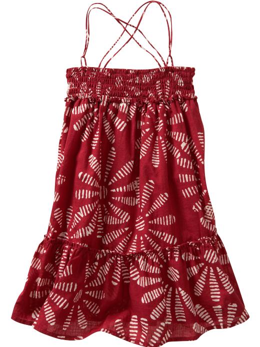Gap Smocked floral dress