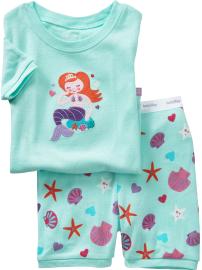 Mermaid short sleep set