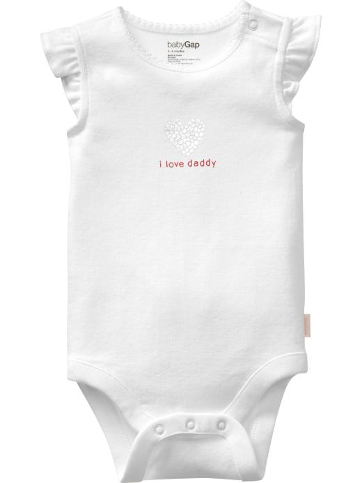 Gap Mom Dad Flutter Bodysuit
