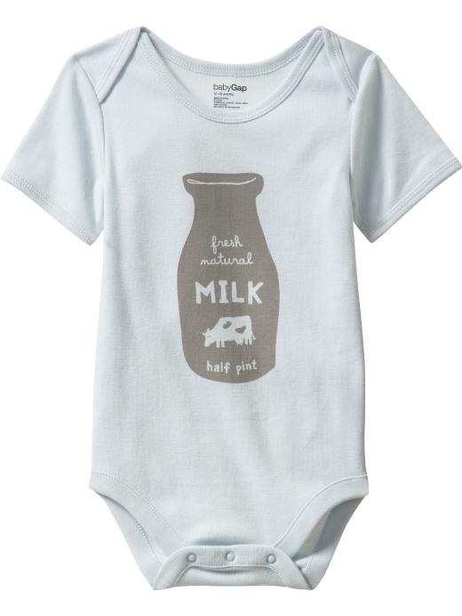 Gap Milk graphic bodysuit