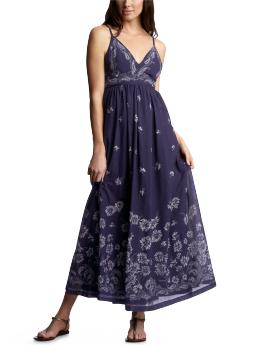 Long floral dress