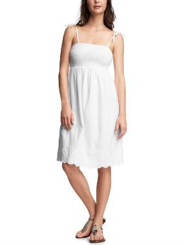 Smocked empire dress