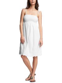 Smocked empire dress