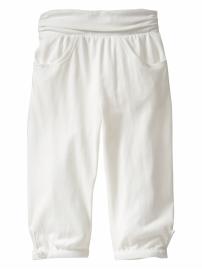 Shirred knit pants