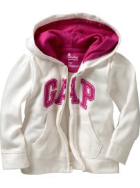Arch logo zip-up hoodie