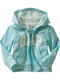 Arch logo zip-up hoodie