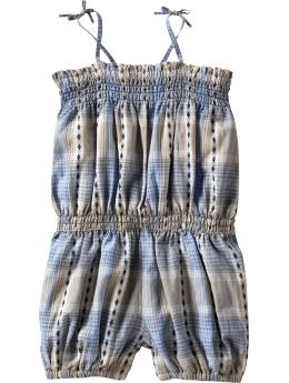 Smocked romper