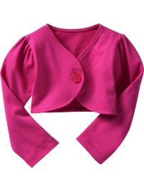 Cropped knit cardigan
