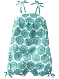 Printed bubble romper