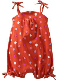 Printed bubble romper