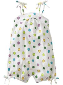 Printed bubble romper