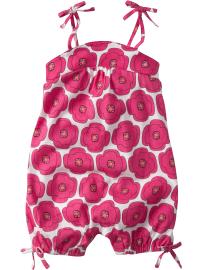 Printed bubble romper