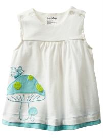 Shirred graphic tank