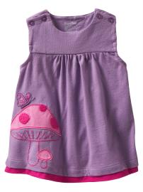 Shirred graphic tank