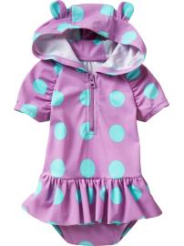 Bright hoodie one-piece