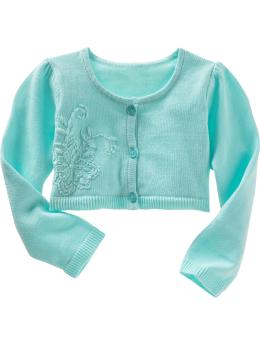 Embroidered flower cardigan