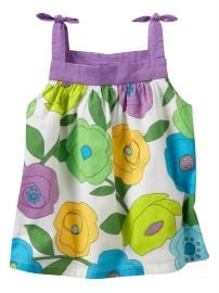 Bright floral tank
