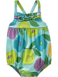 Printed bubble one-piece