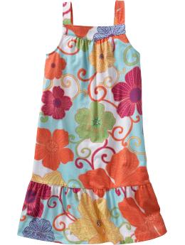 Bright floral dress