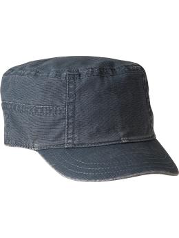 Chambray military cap