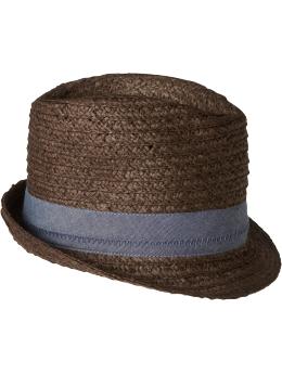 Straw fedora