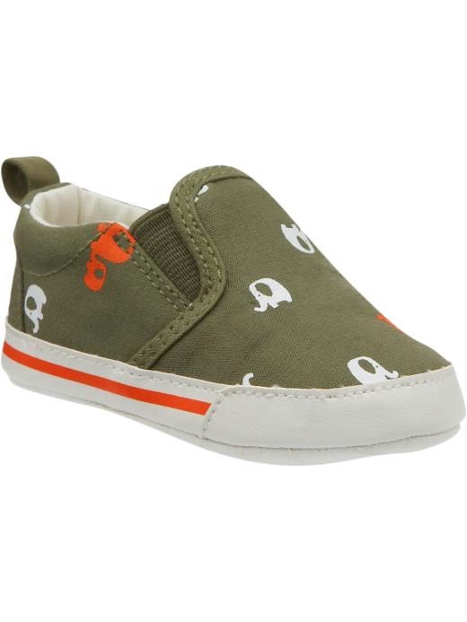 Gap Elephant Printed Slip On Sneakers