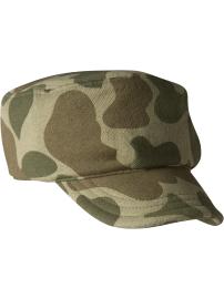 French terry camo hat