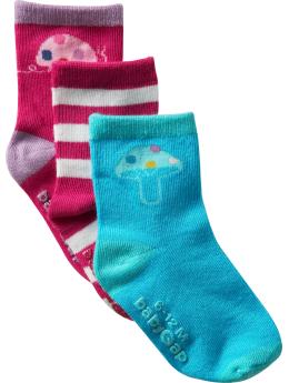 Bright print socks (3-pack)
